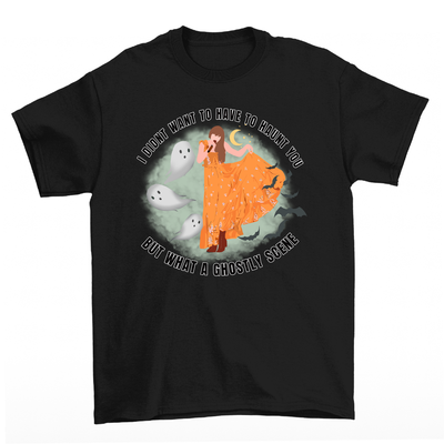 Camiseta Básica Halloween Taylor Swift Scene