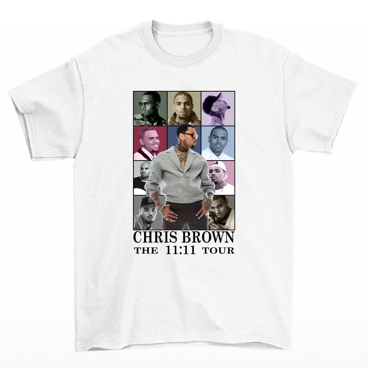 Camiseta Básica Chris Brown The Eras 11:11