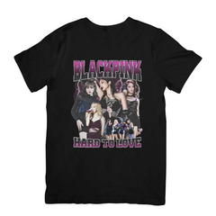 Camiseta Básica Blackpink Hard to Love