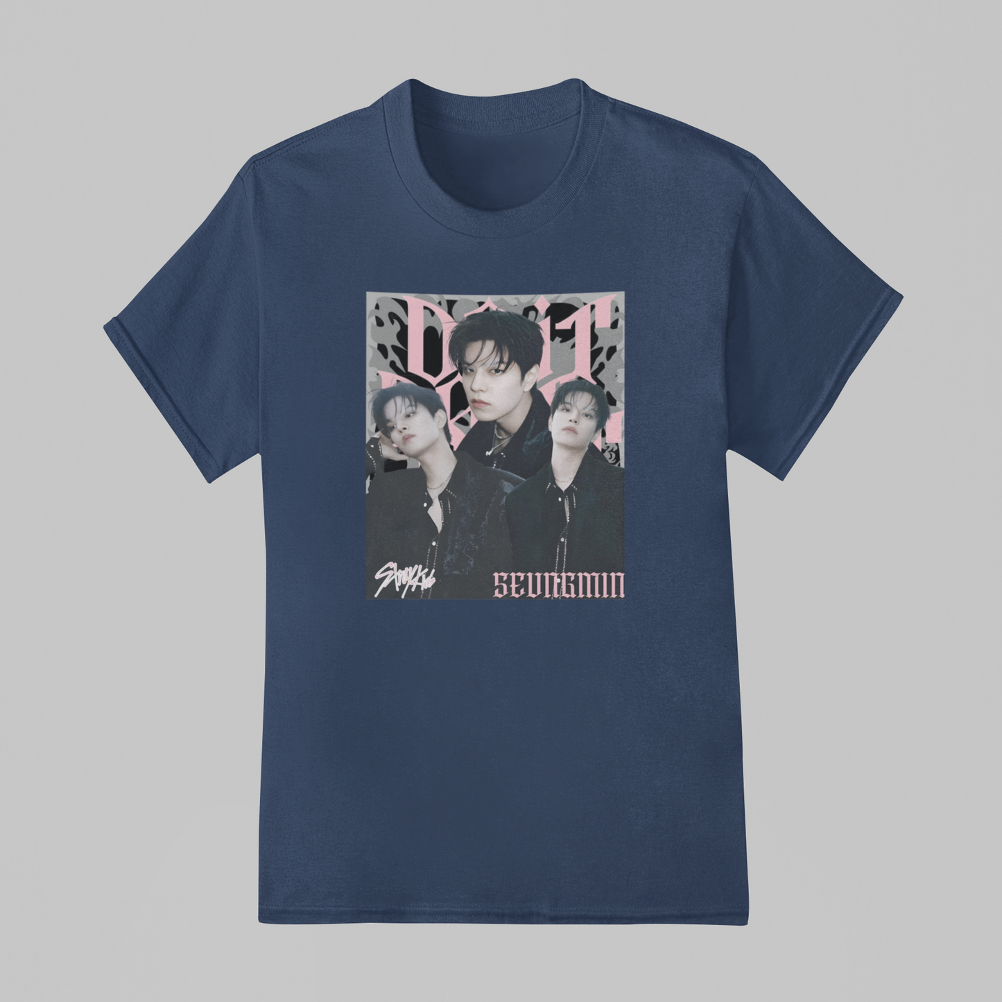 Camiseta Básica Stray Kids Seungmin Do It Aesthetic