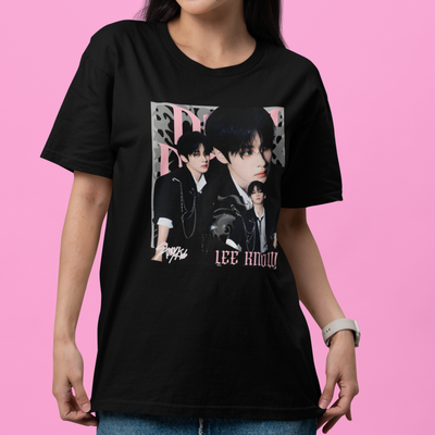 Camiseta Básica Stray Kids Lee Know Do It Aesthetic