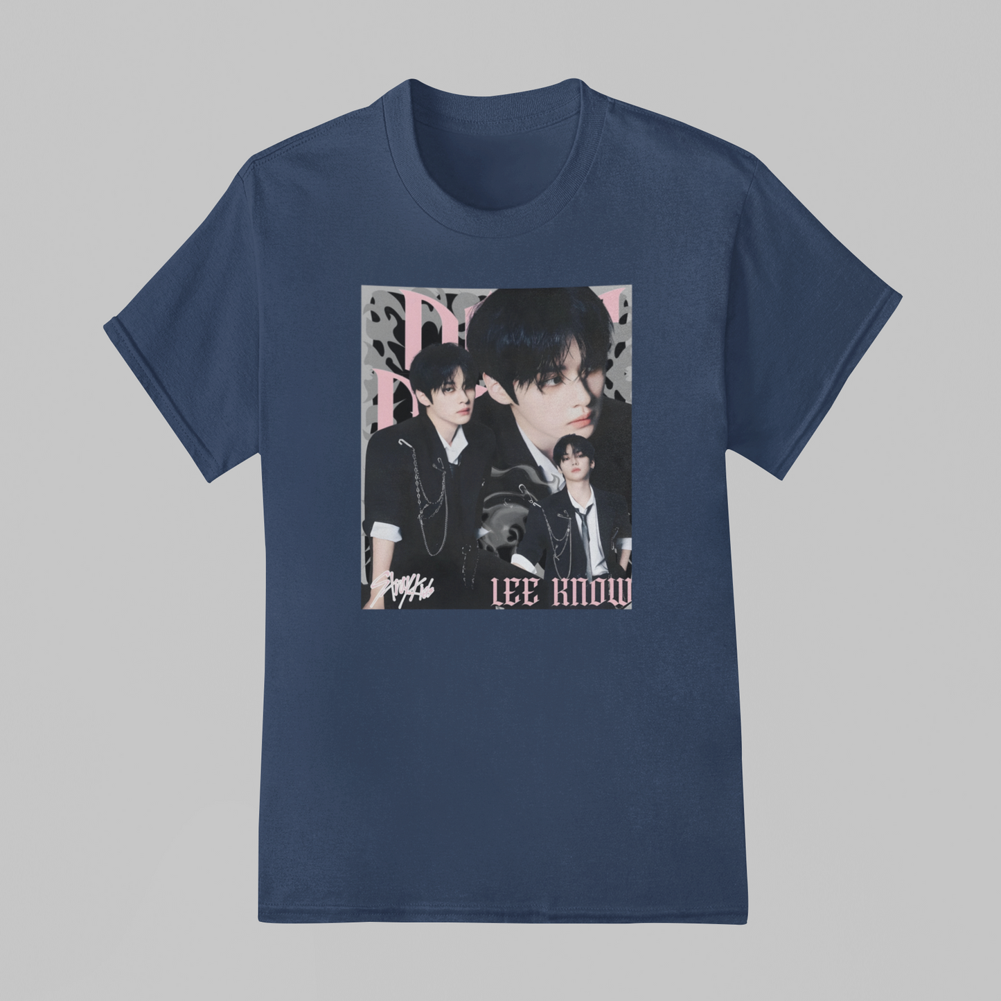 Camiseta Básica Stray Kids Lee Know Do It Aesthetic
