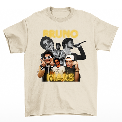 Camiseta Básica Bruno Mars Singer Collab