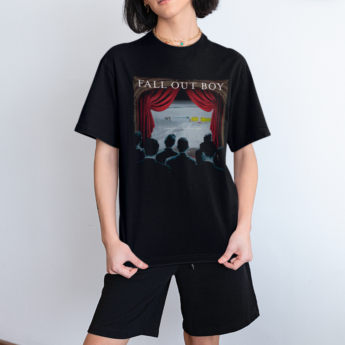 Camiseta Básica Under The Cork Album Fall Out Boy