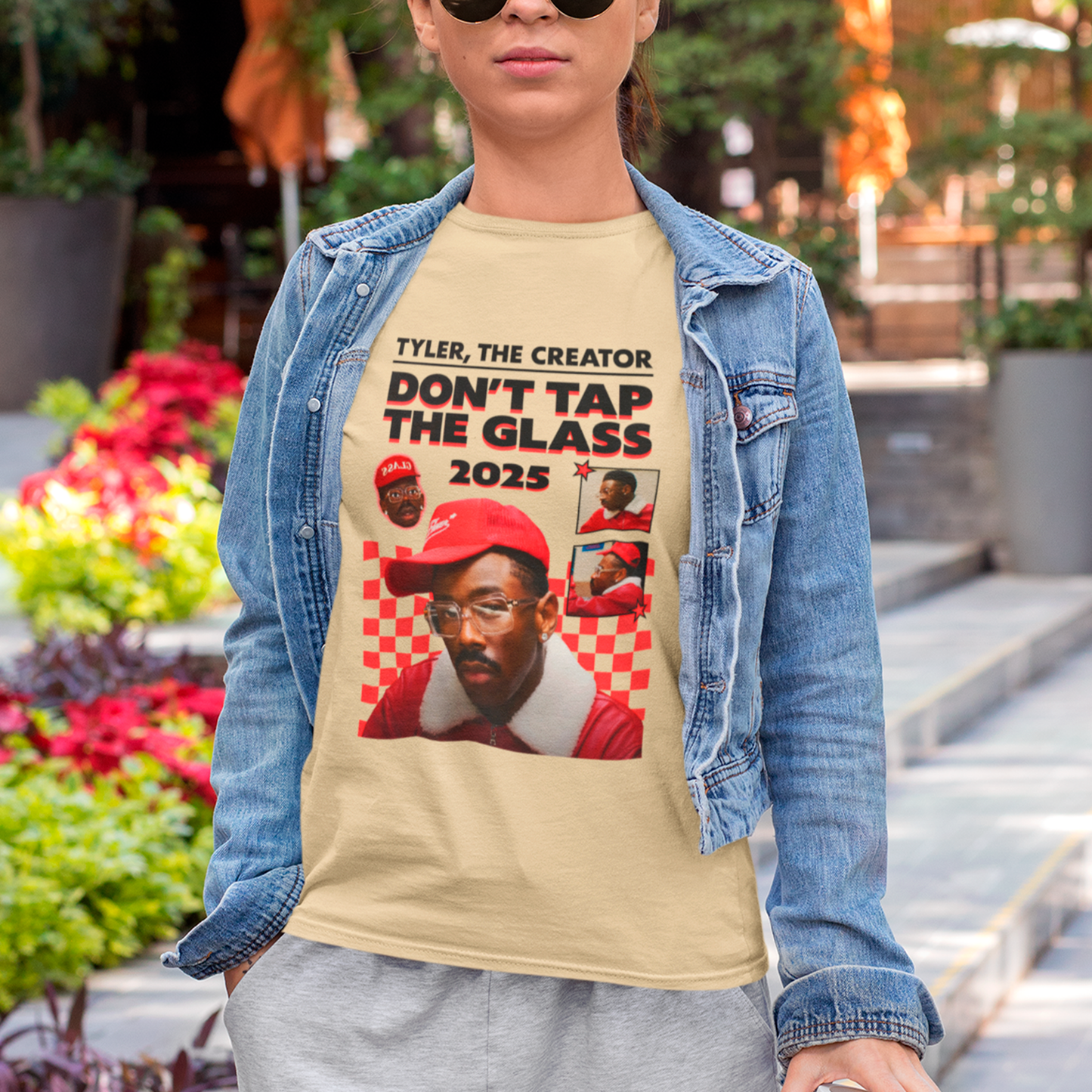 Camiseta Básica Tyler The Creator Don't Tap The Glass 2025
