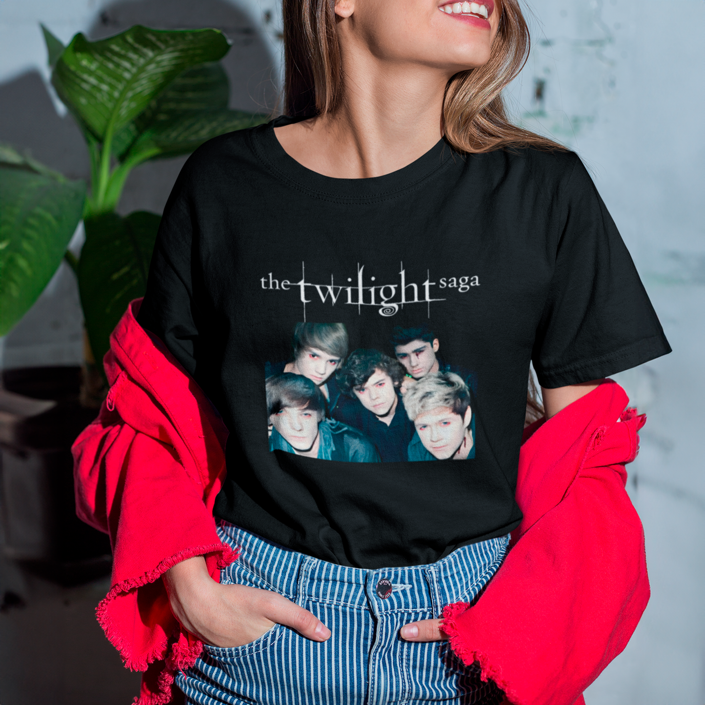 Camiseta Básica One Direction The Twilight Saga Meme