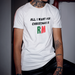Camiseta Básica Christmas BTS All I Want For Christmas Is RM
