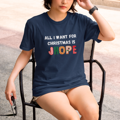 Camiseta Básica Christmas BTS All I Want For Christmas Is JHope