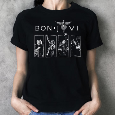 Camiseta Básica Bon Jovi 80's