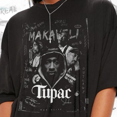 Camiseta Básica Tupac 90's