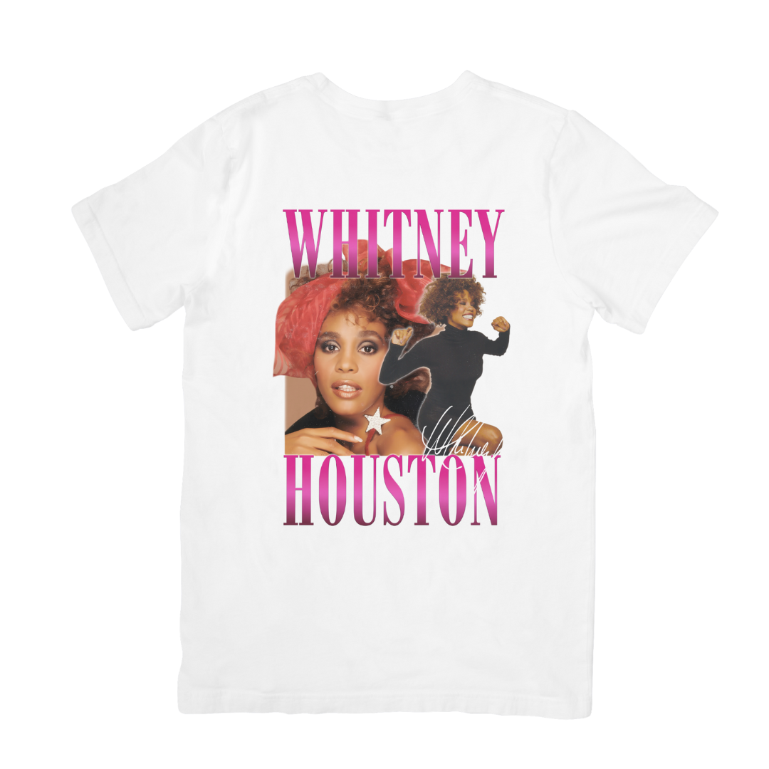 Camiseta Básica Whitney Houston 90's Vintage