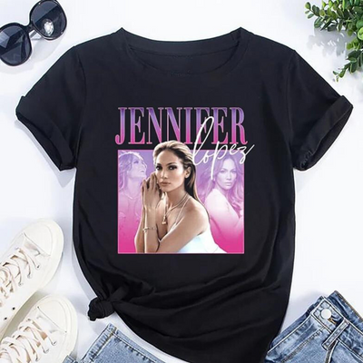 Camiseta Básica Jennifer Lopez 90's