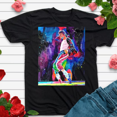 Camiseta Básica Michael Jackson 90's Graphic