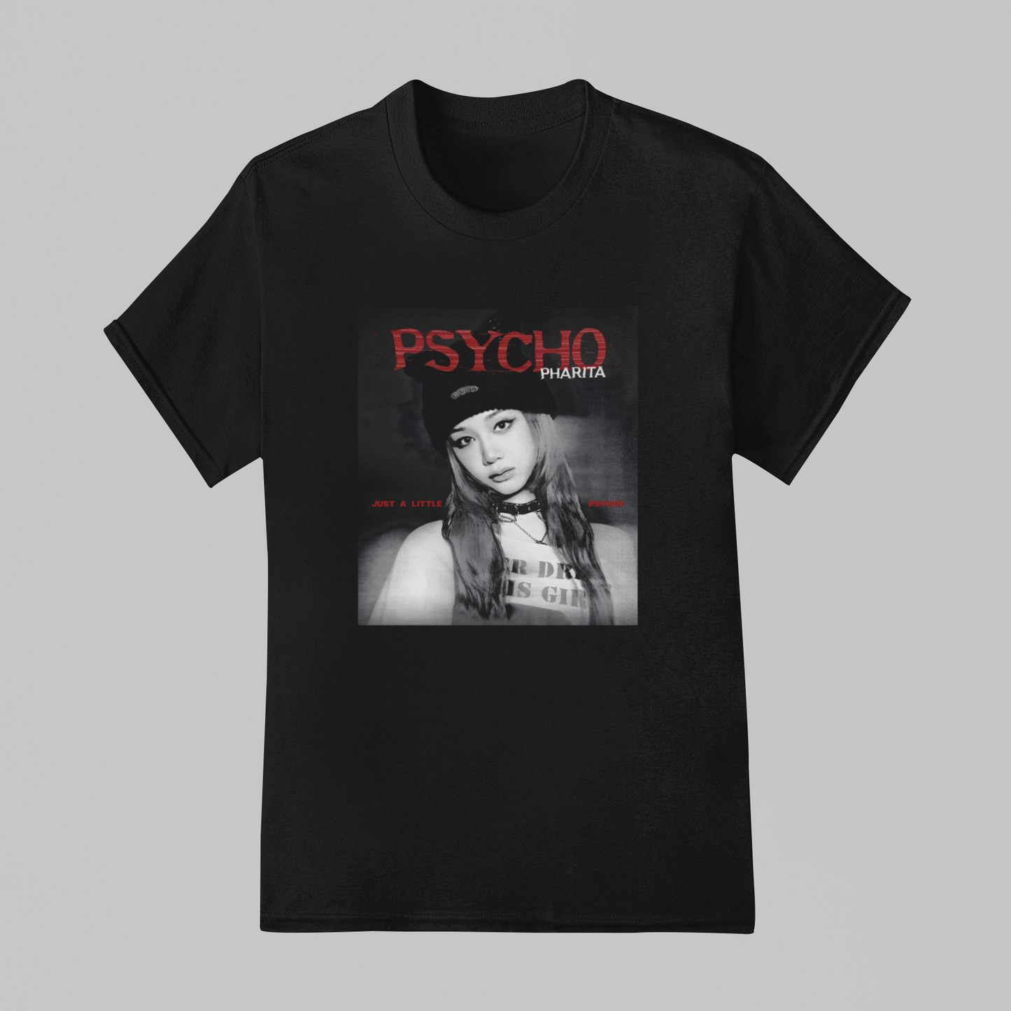 Camiseta Básica Babymonster Psycho Pharita