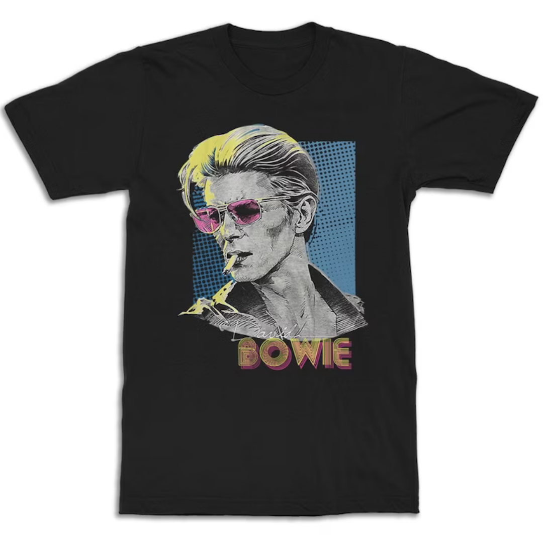 Camiseta Básica David Bowie Art