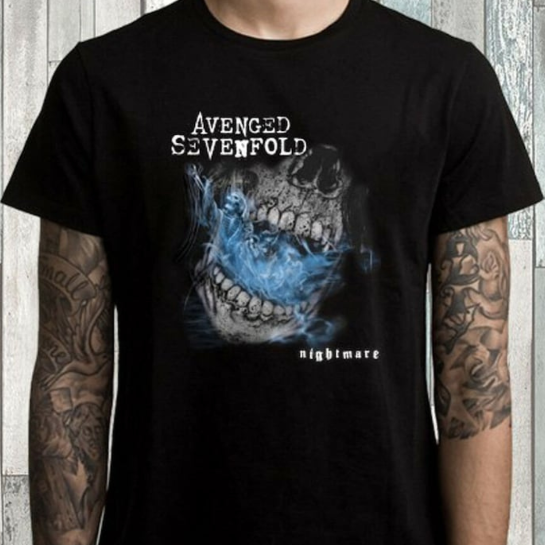 Camiseta Básica Avenged Sevenfold Nightmare