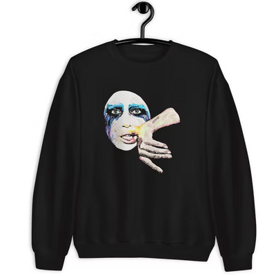 Moletom Gola Redonda Lady Gaga Art Pop