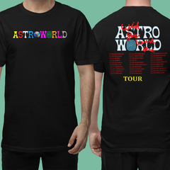 Camiseta Básica Travis Scott Astroworld Tour