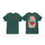 Camiseta Básica Heart Bad Bunny Verde 