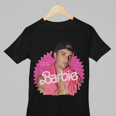 Camiseta Básica Justin Bieber Barbie Mood