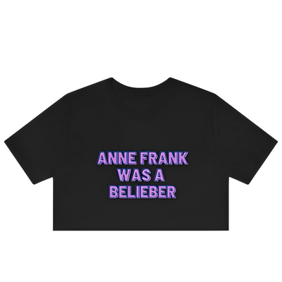 Camiseta Cropped Justin Bieber Belieber