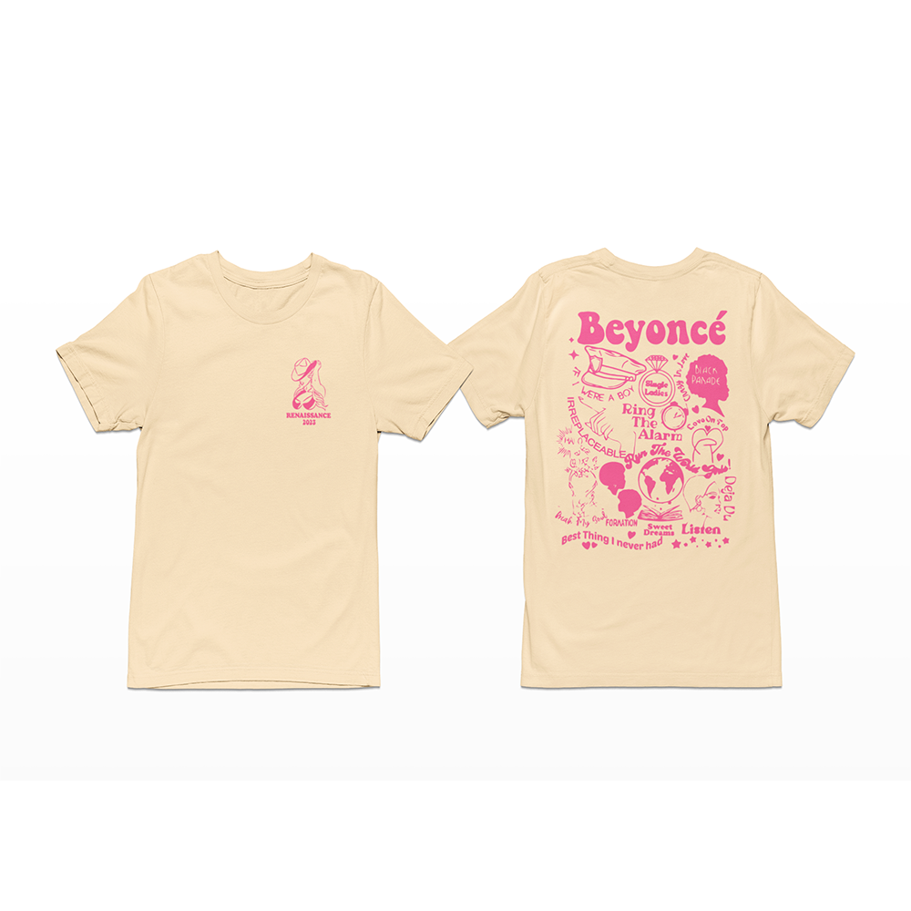 camiseta básica pérola beyonce renaissance