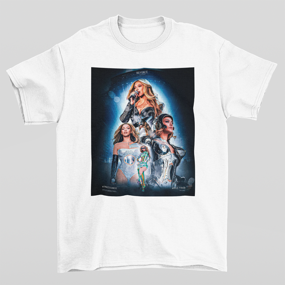 Camiseta Básica Beyonce Aesthetic- BRANCO