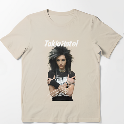 Camiseta Básica Tokio Hotel Bill Kaulitz Retro Mood
