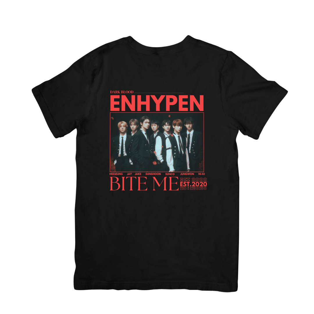 Camiseta Básica Enhypen Bite Me