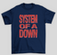 Camiseta Básica Sistem Of A Down Red