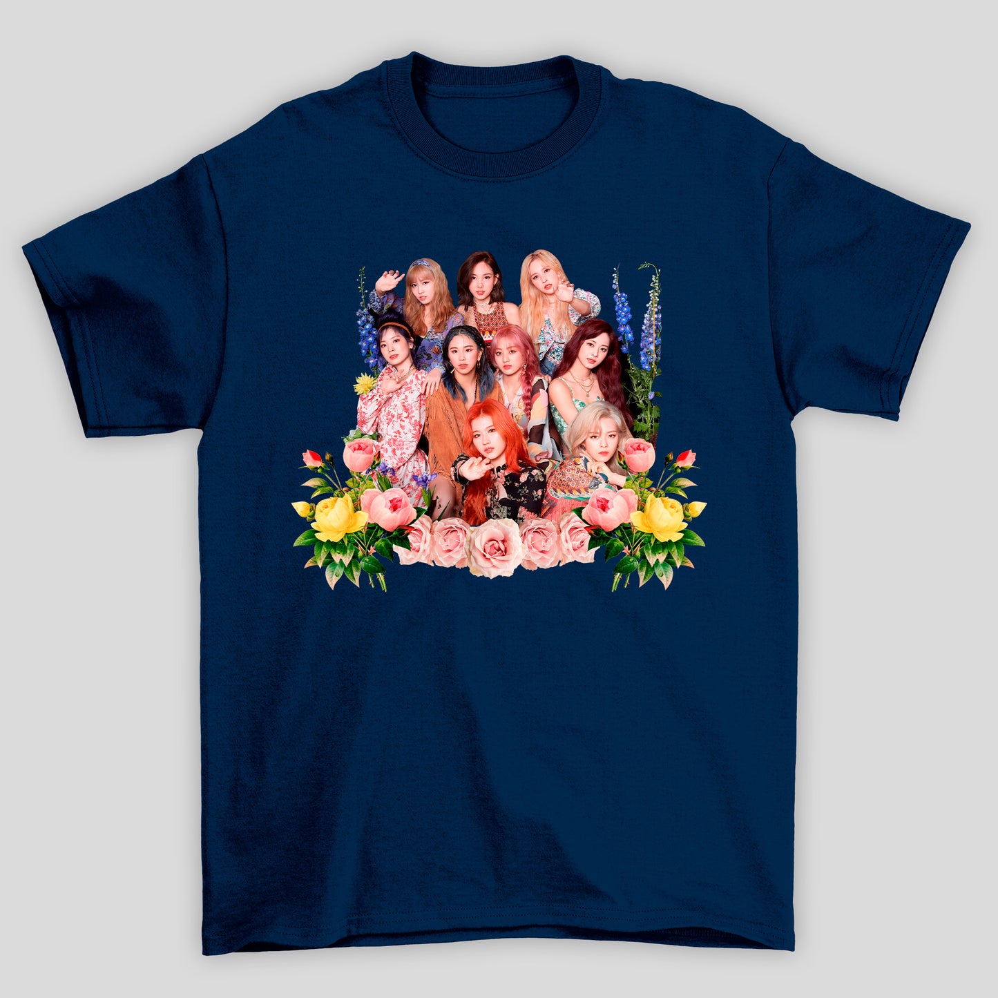 Camiseta Básica Twice Flowers