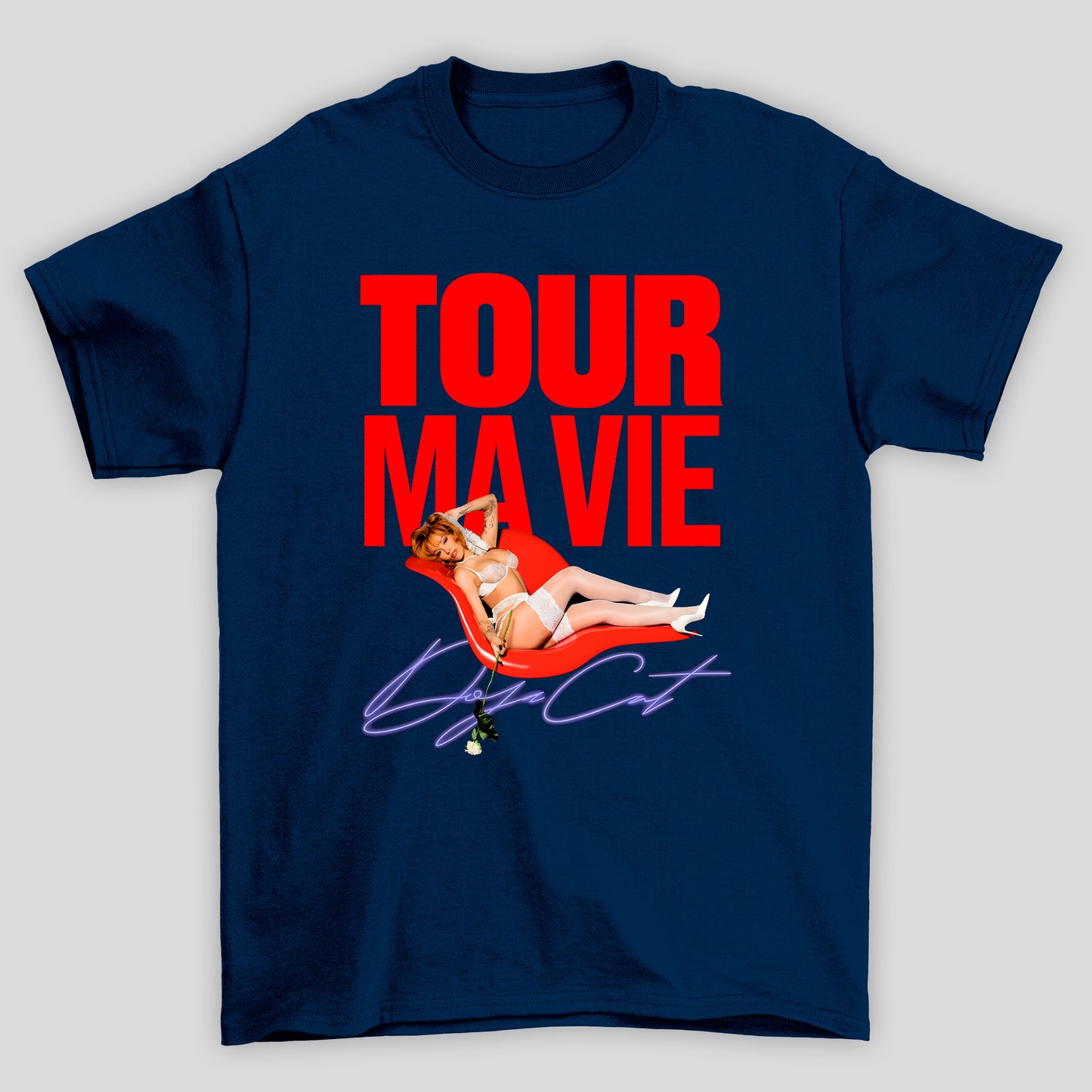 Camiseta Básica Doja Cat Tour Ma Vie