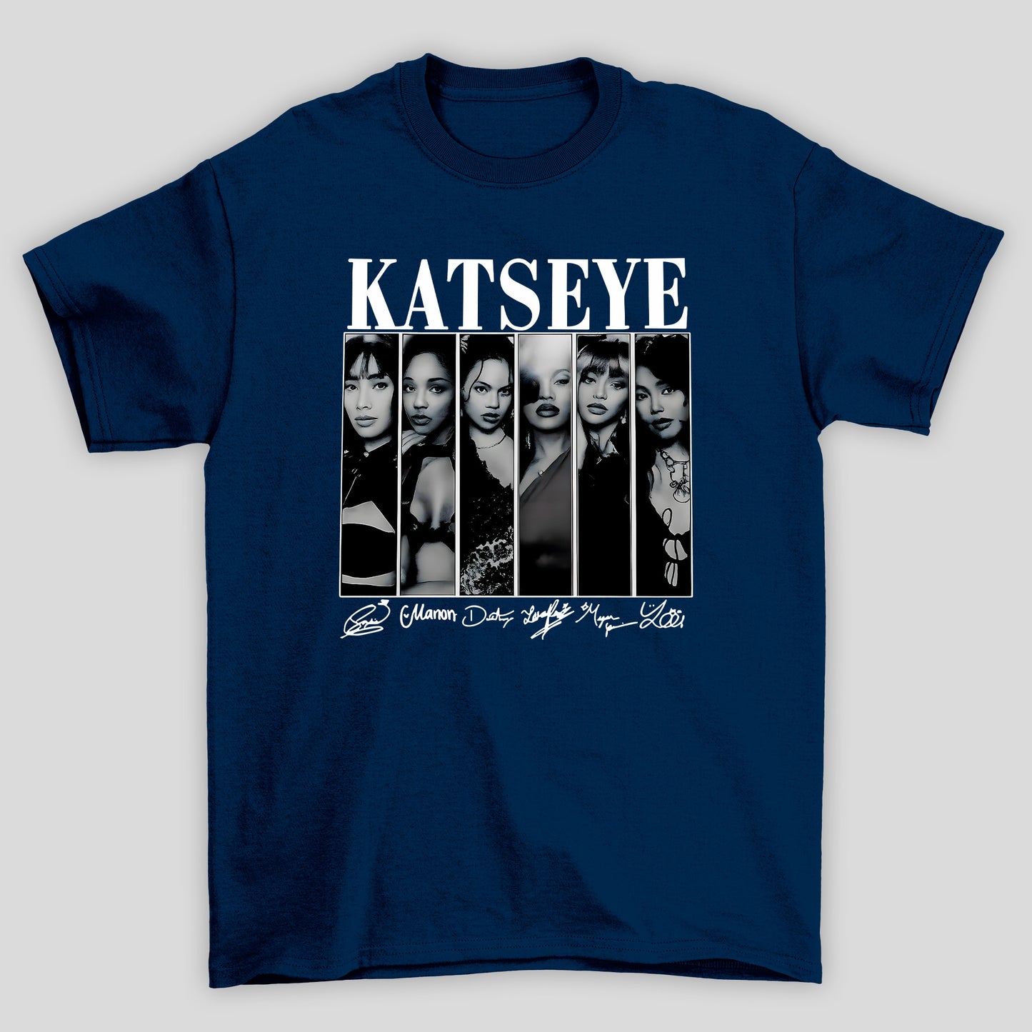 Camiseta Básica Katseye Autografo