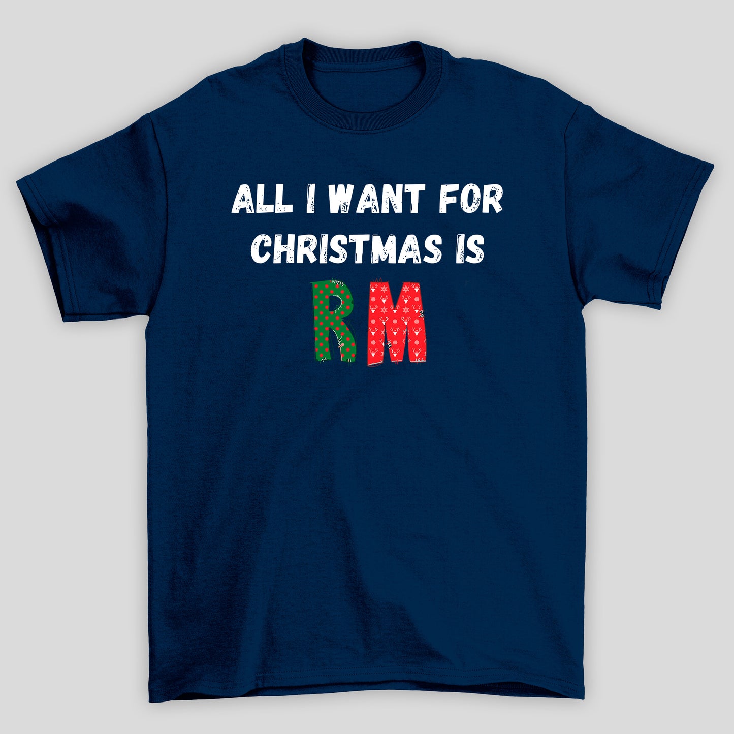Camiseta Básica Christmas BTS All I Want For Christmas Is RM