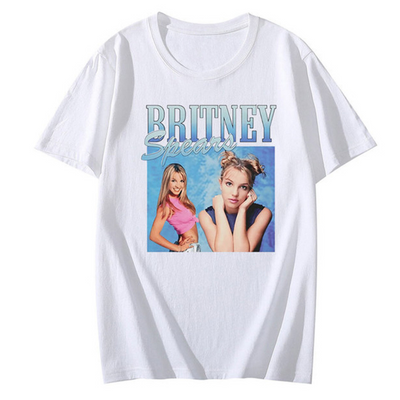 Camiseta Básica Britney Spears Cantora