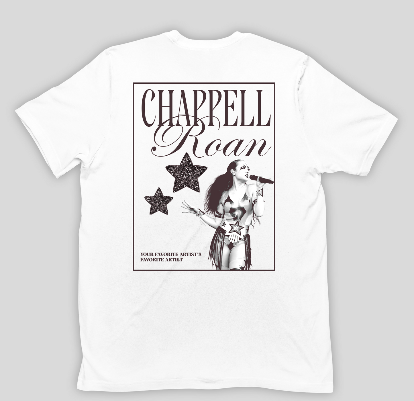 Camiseta Básica Chappel Roan Retro Vintage- branco