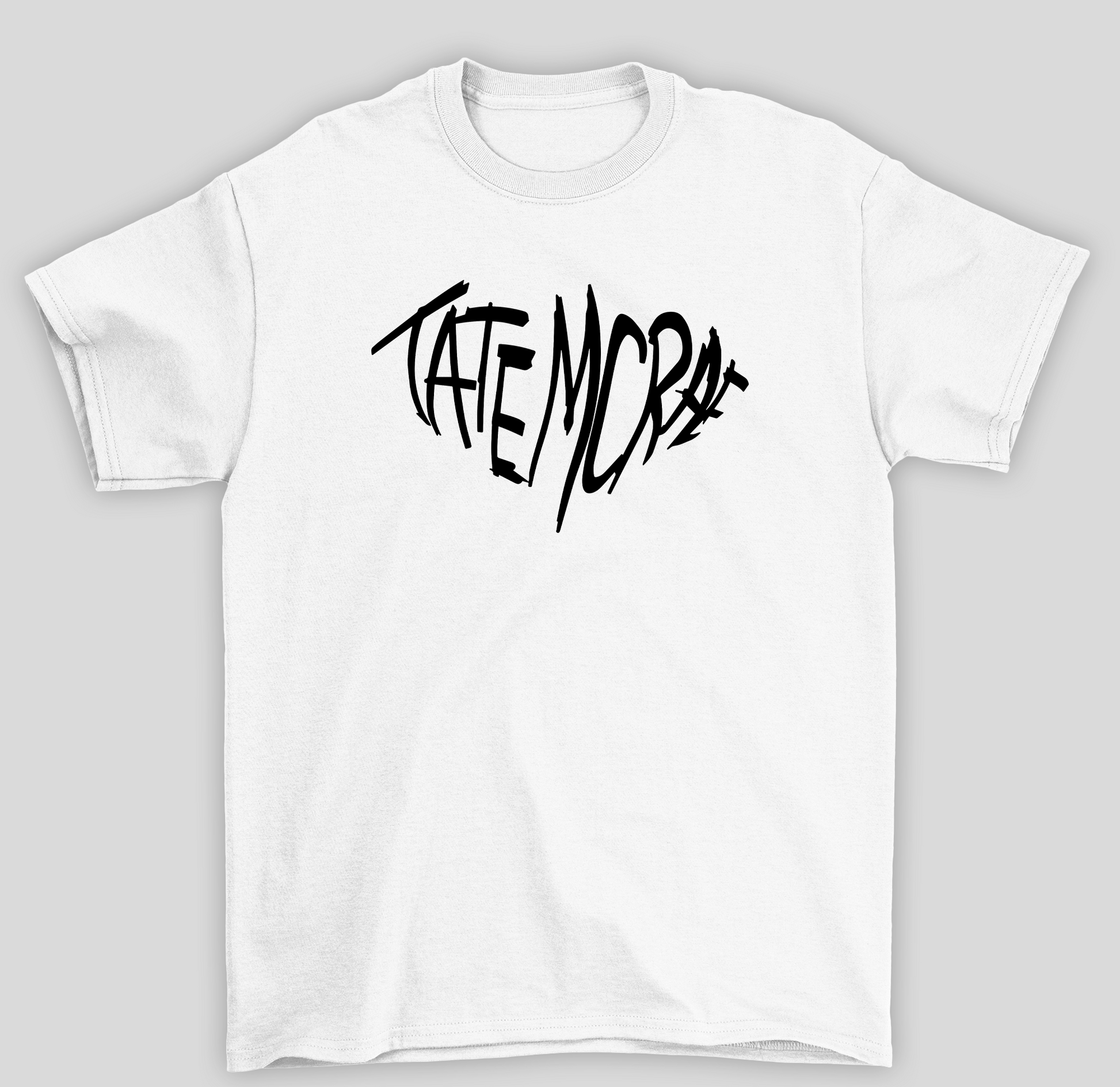 Camiseta Básica Tate McRae Love- branco