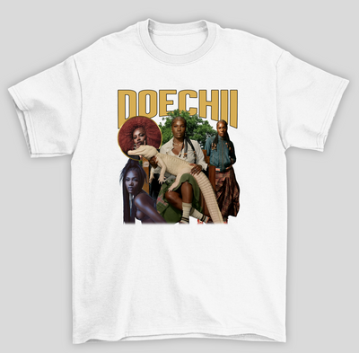 Camiseta Básica Doechii Collage