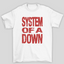 Camiseta Básica Sistem Of A Down Red