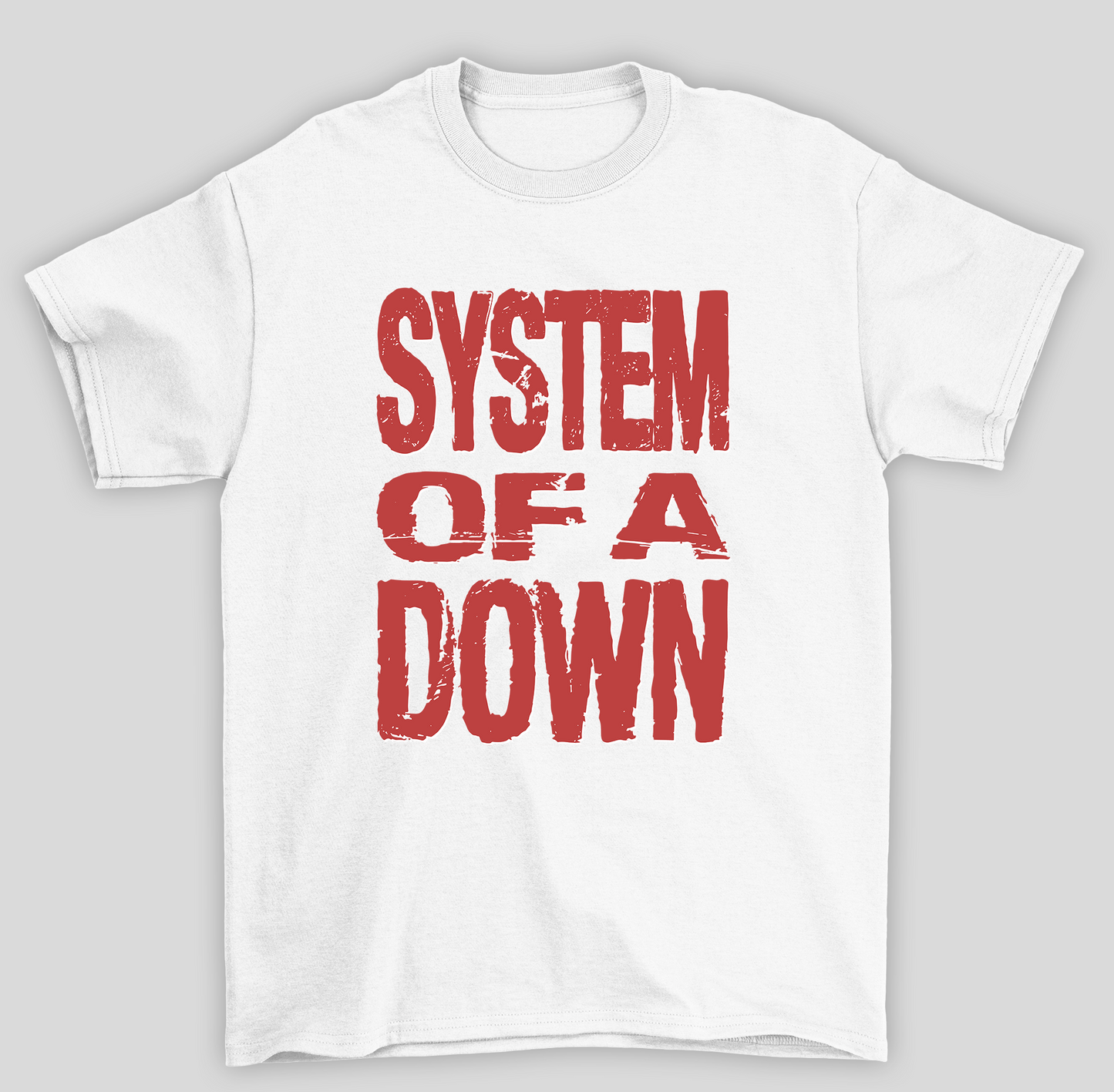 Camiseta Básica Sistem Of A Down Red