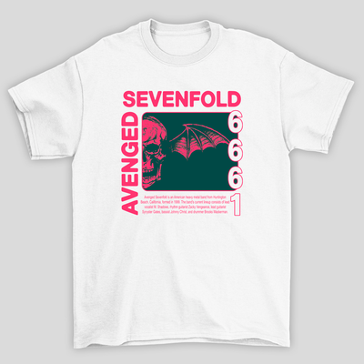 Camiseta Básica Avenged Sevenfold 661