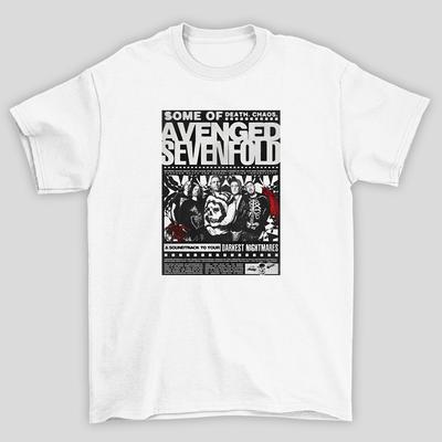 Camiseta Básica Avenged Sevenfold Poster