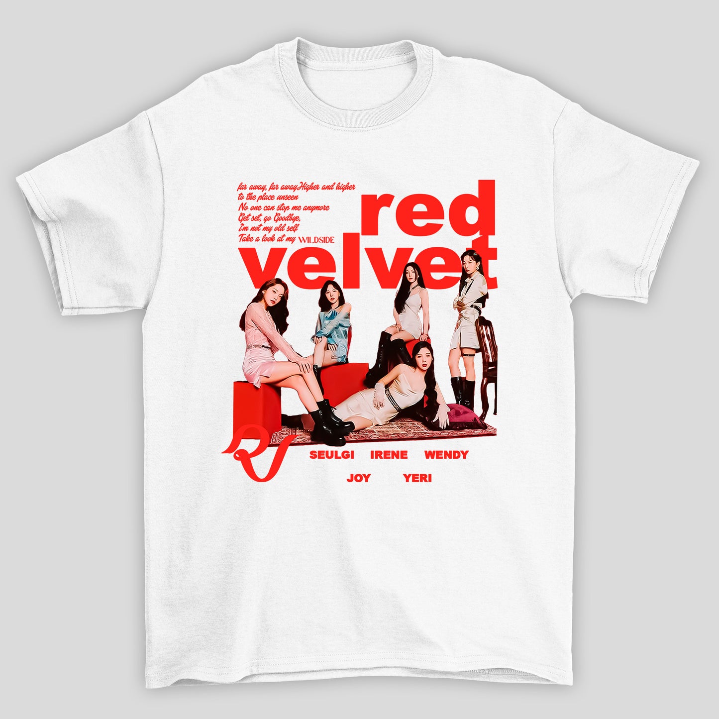 Camiseta Básica Red Velvet Graphic