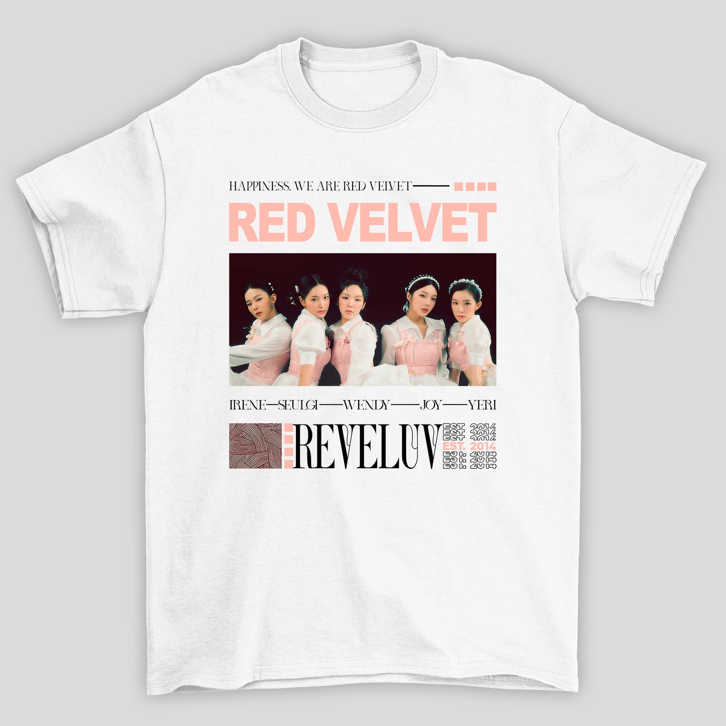 Camiseta Básica Red Velvet Reveluv