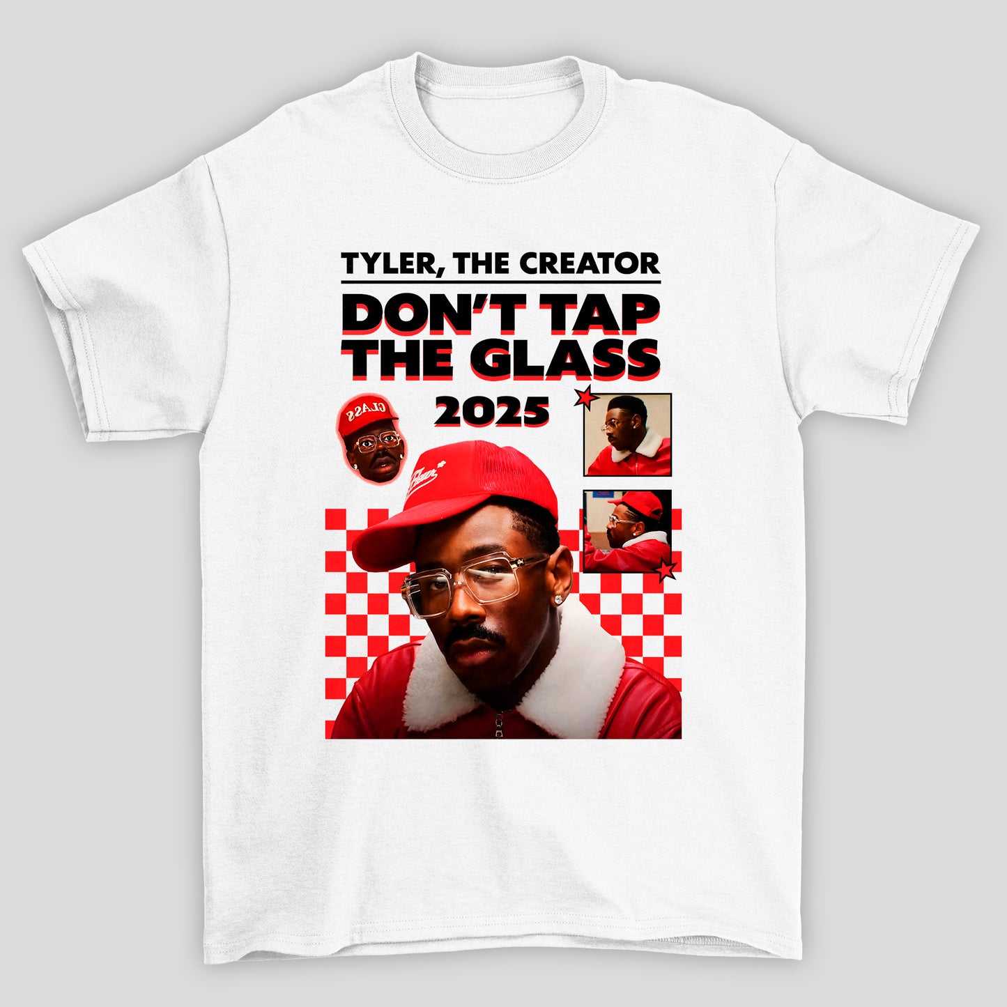 Camiseta Básica Tyler The Creator Don't Tap The Glass 2025