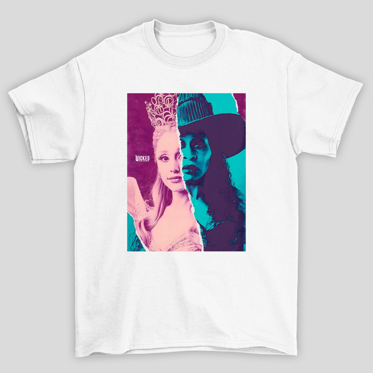Camiseta Básica Wicked Bruxas Papel Rasgado
