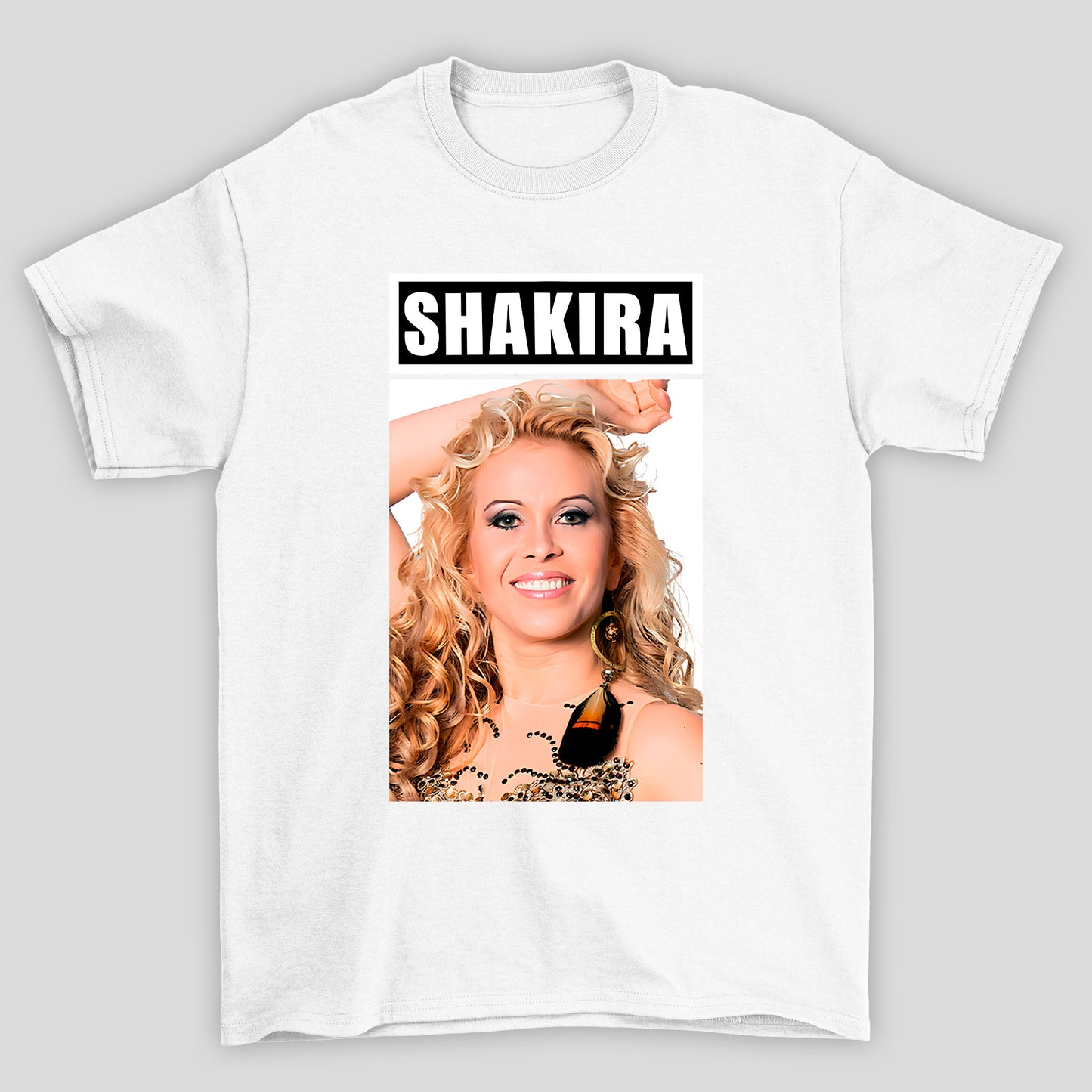 Camiseta Básica Shakira Meme