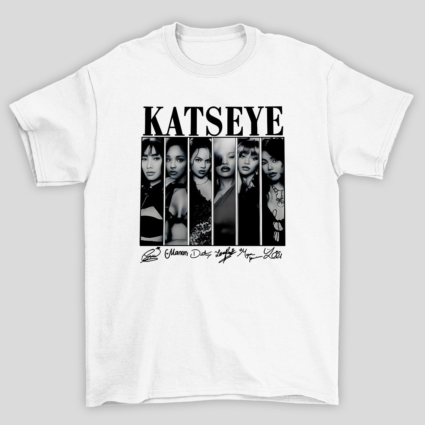 Camiseta Básica Katseye Autografo