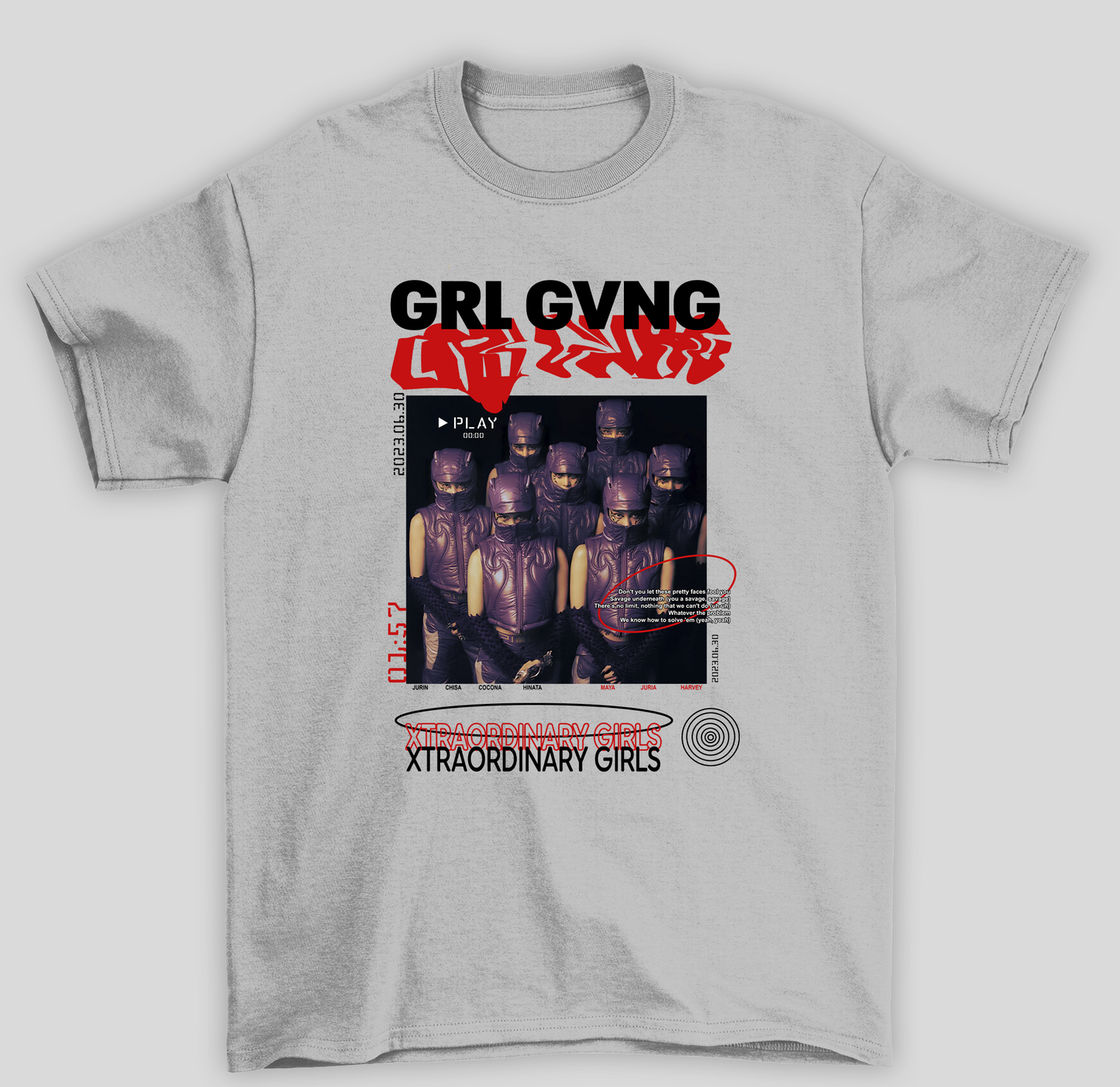 Camiseta Básica XG Grl Gvng