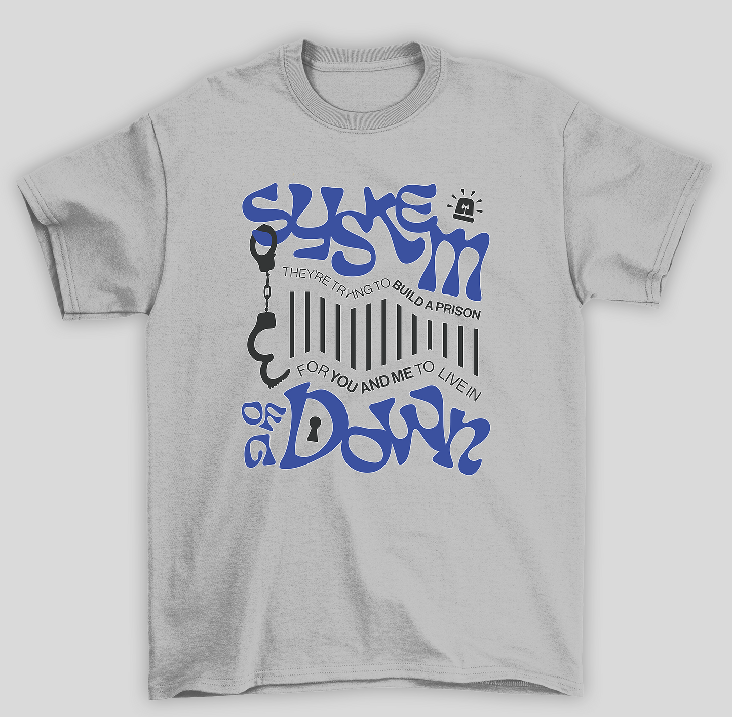 Camiseta Básica Sistem Of A Down Build A Prison